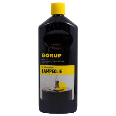 Lampeolie Bio Premium Borup Lugtsvag Højkvalitetsolie Indendørs brug 1 ltr,1 ltr/fl