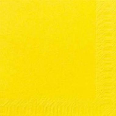 Serviet Duni 40x40cm 3-lag Gul,125 Stk/pk