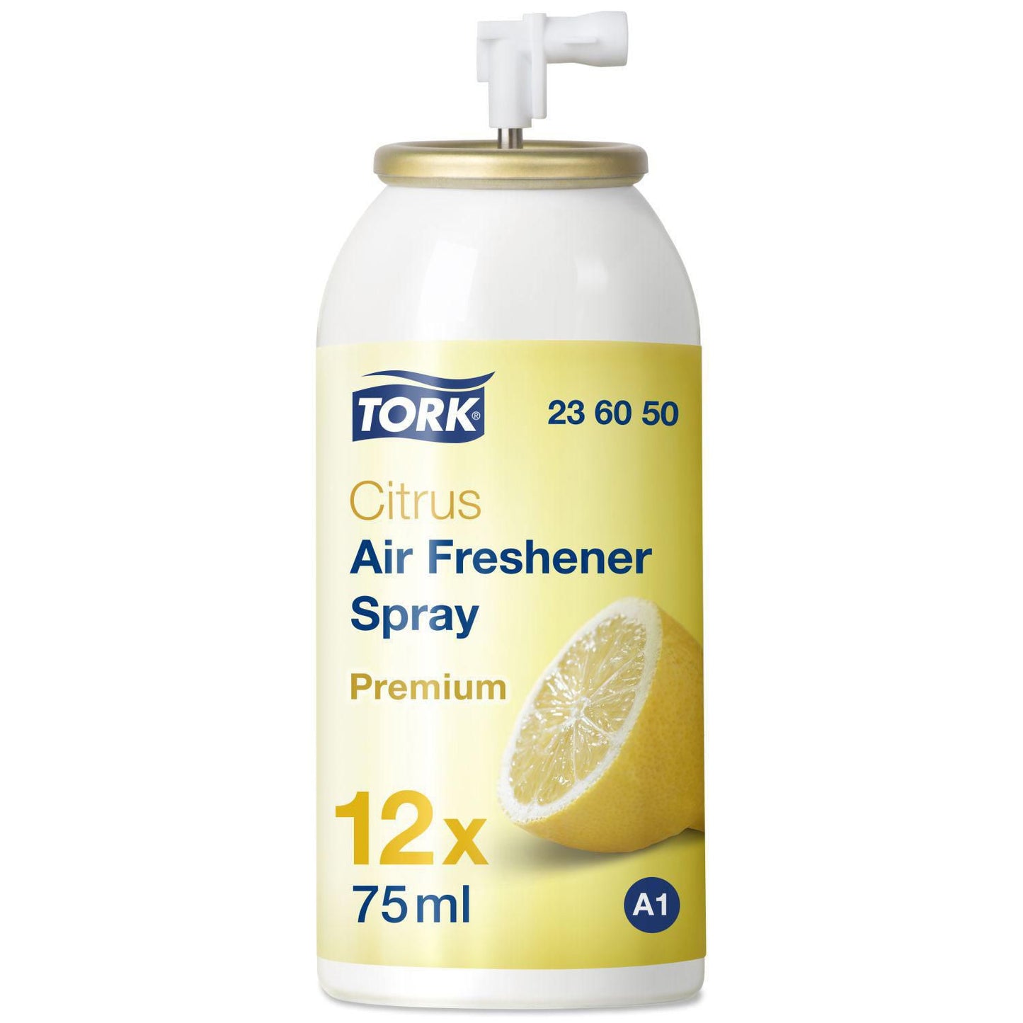 Luftfrisker Aerosol Tork Airfreshener Citrus 75ml med Parfume til Spray A1 disp,12 ds x 75 ml/krt