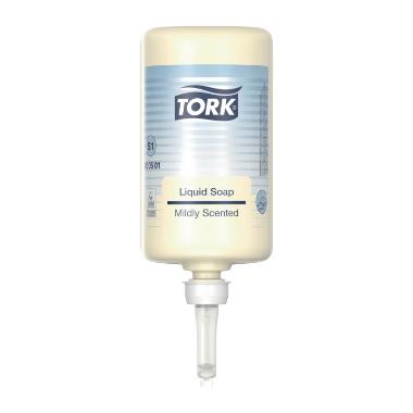 Sæbe Flydende Tork Premium Mild duft med Farve/Parfume til S1 1ltr Gul,1 Ltr/fl