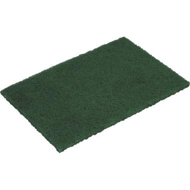 Skurenylon hånd 16x21 cm grøn,10 stk/pk