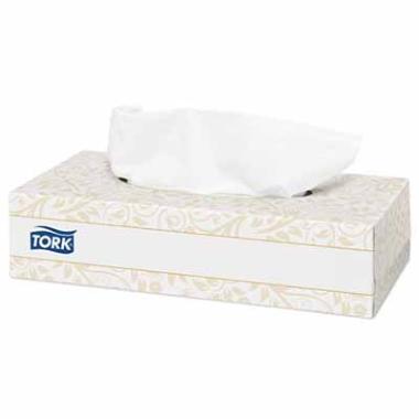 Ansigtsserviet Tork F1 Extra Soft 2-lag L115xB225xH52mm Nyfiber Hvid Pop-up,30 pk x 100 stk/krt