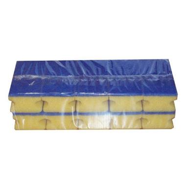 Skuresvamp 135x65x45 mm med Håndgreb Blå,10 stk/pk
