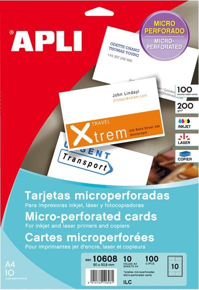 Apli 90 x 50 mm 100 visitkort