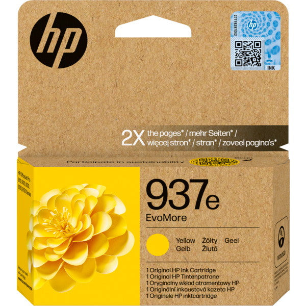 HP 937e blækpatron gul 1650ark