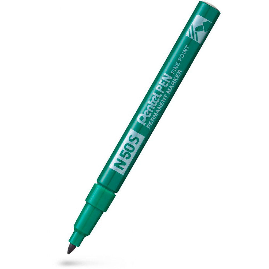 Pentel N50S permanent marker 1mm grøn