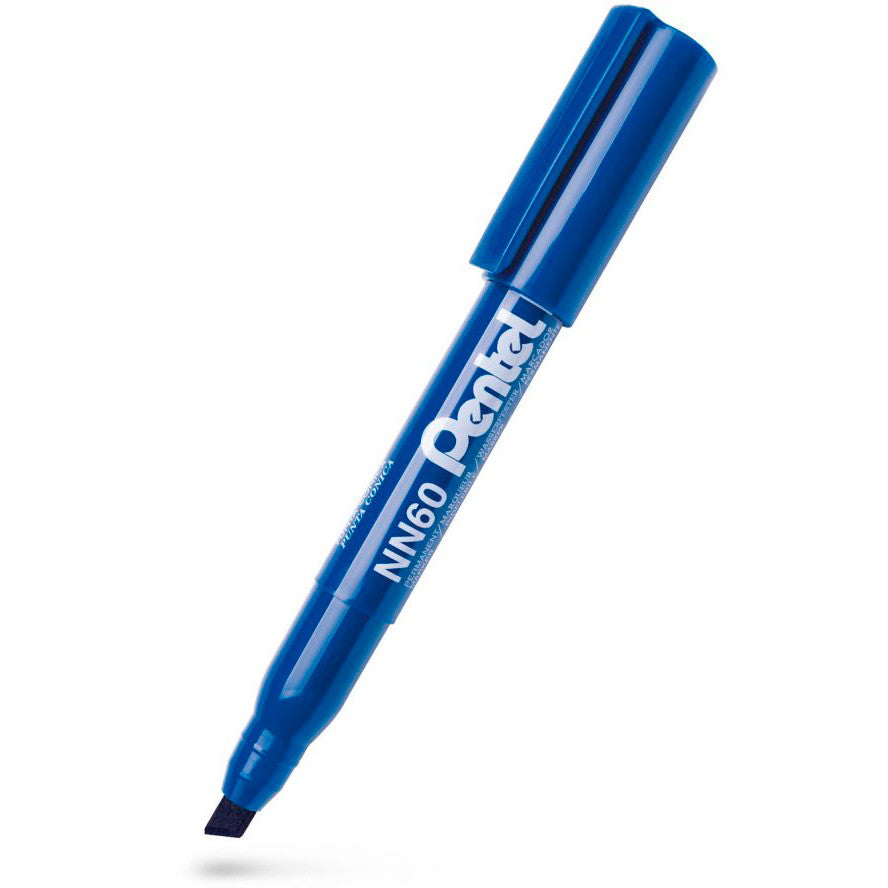 Pentel NN60 permanent marker 2-3mm blå