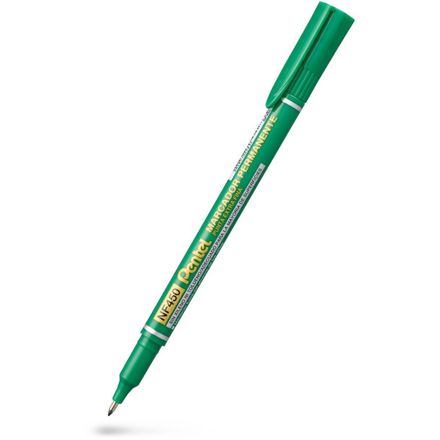 Pentel NF450 permanent marker 0,4mm grøn