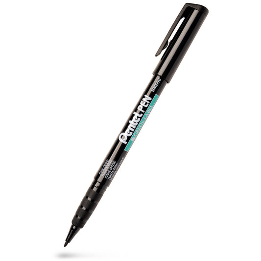 Pentel NMS50 permanent fiberpen 1mm sort