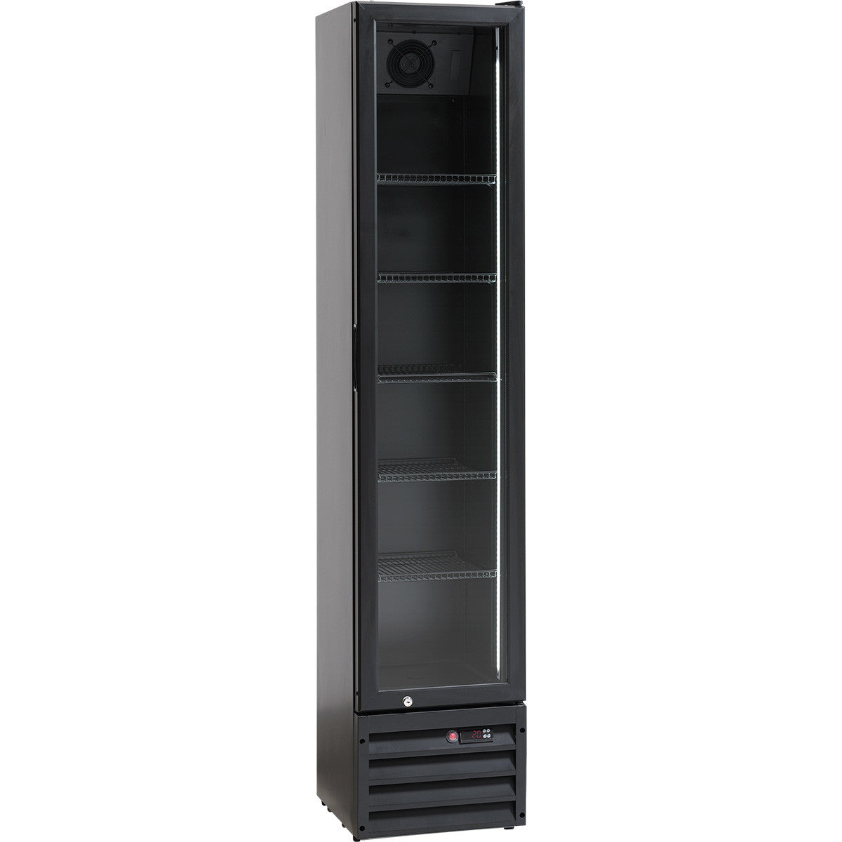 Scancool displaykøler 144L sort