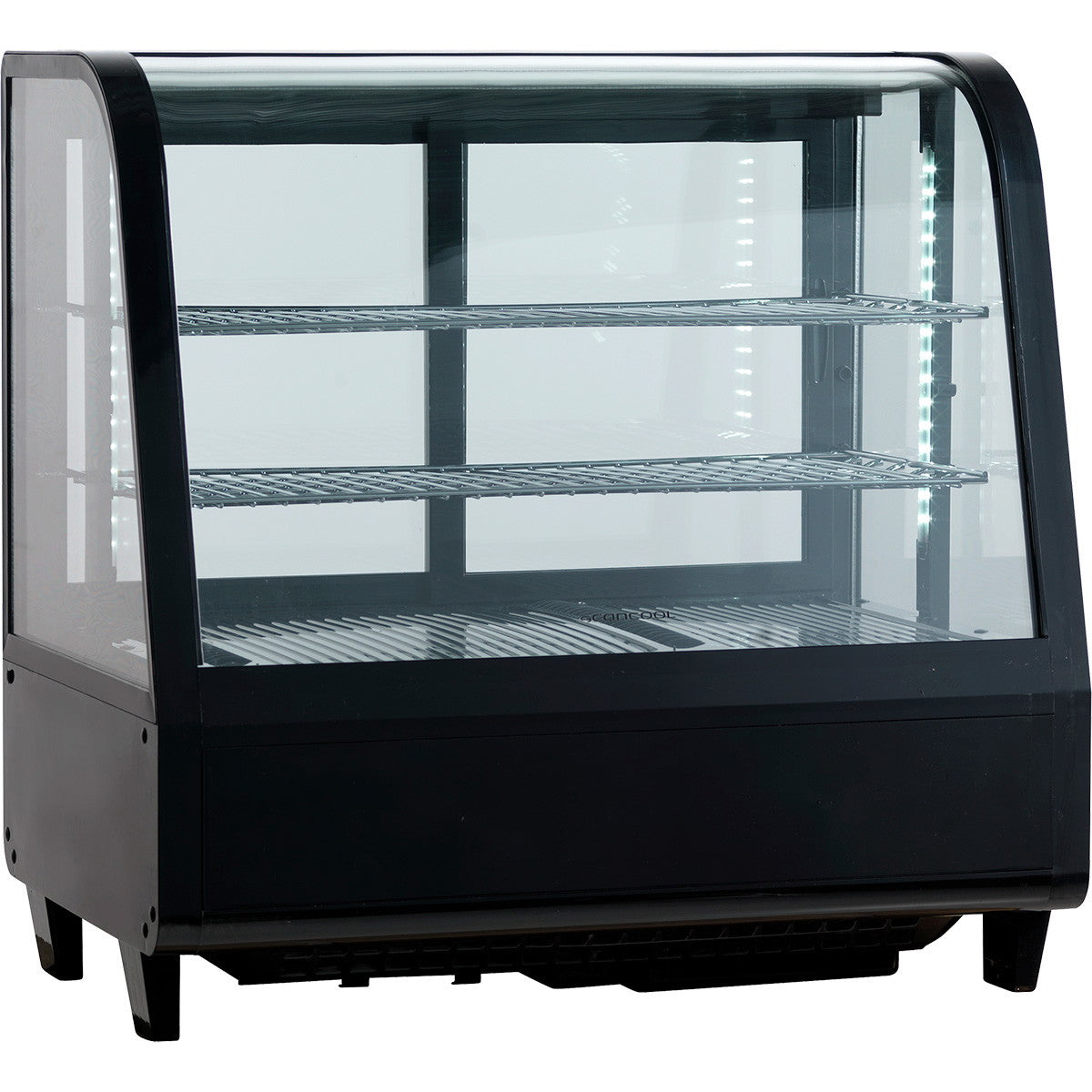 Scancool displaykøler 70L sort