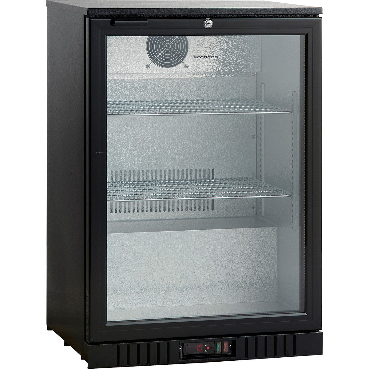 Scancool barkøleskab 105L sort