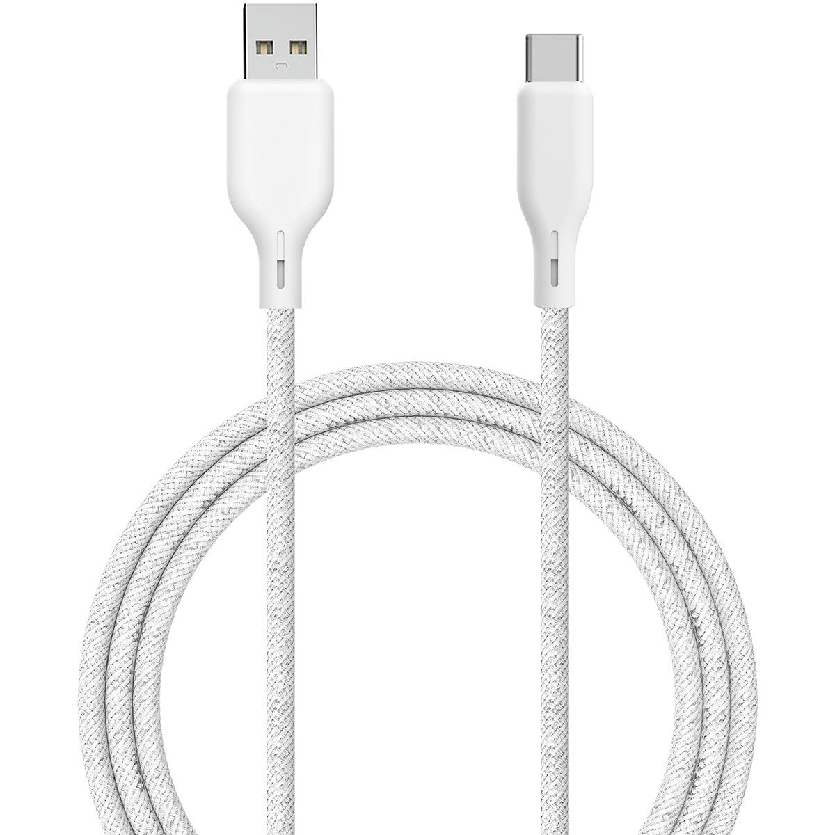 Ëssentials USB-A/USB-C kabel 2,5m 60W hvid