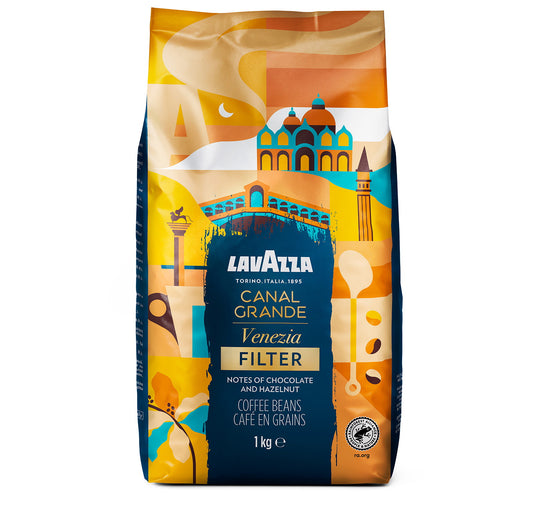 ☕ Lavazza Canal Grande Kaffebønner 1000g – Italiensk Kvalitet
