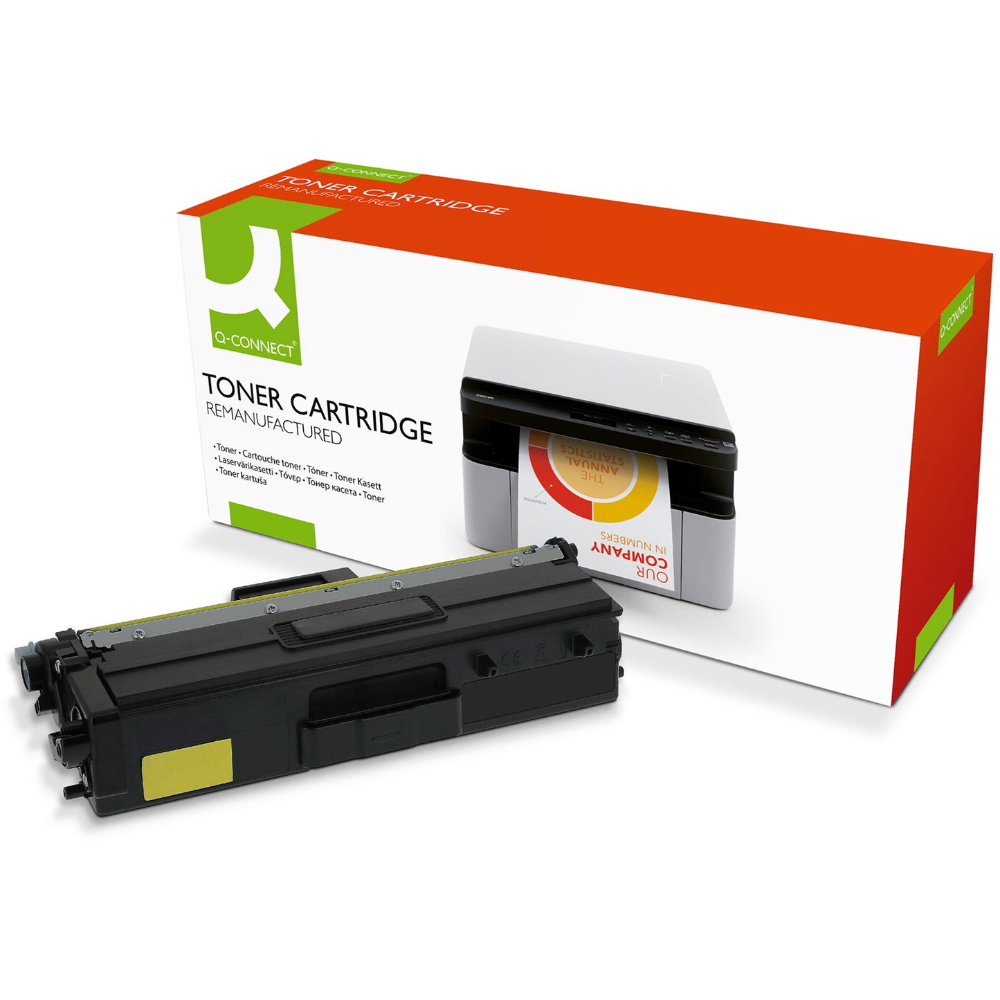 Q-connect TN423Y toner gul 4000ark
