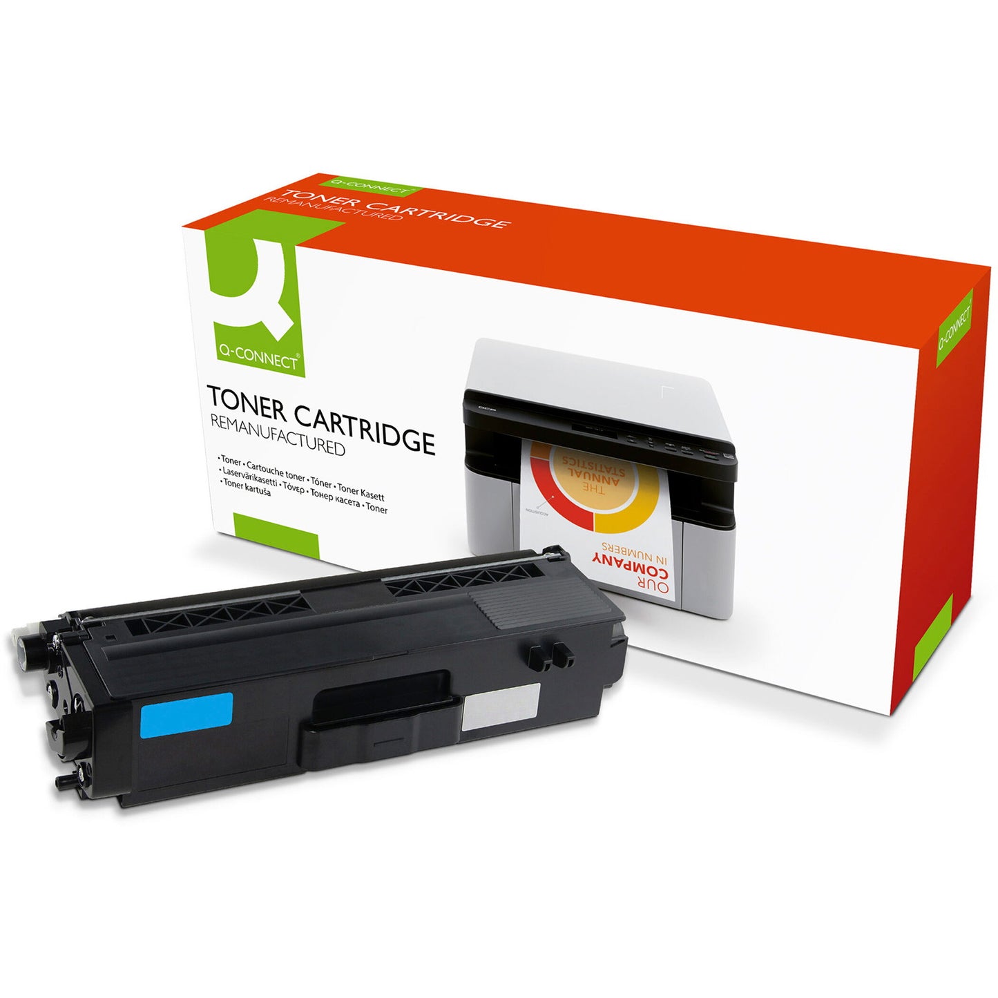 Q-connect TN910C toner cyan 6000ark