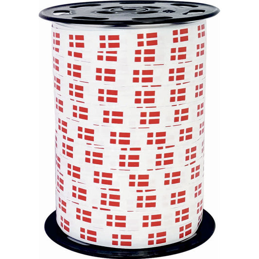Gavebånd Dannebrog flag 225mx10mm