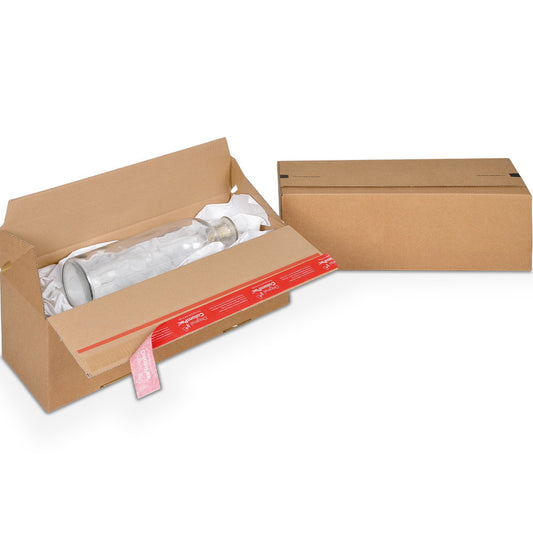 ColomPac Papkasse 394x144x137mm 3mm automatbund brun