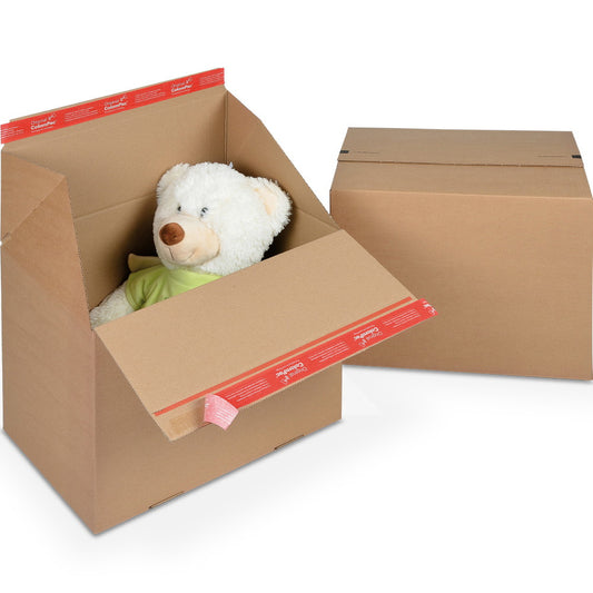 ColomPac Papkasse 394x294x287mm 3mm automatbund brun