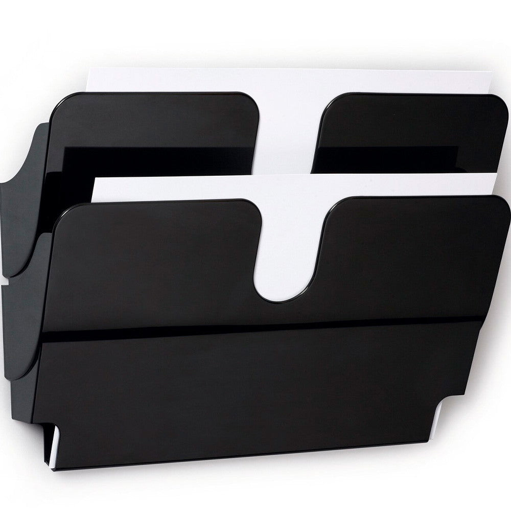 Durable Flexiplus brochureholder A4 tværformat sort