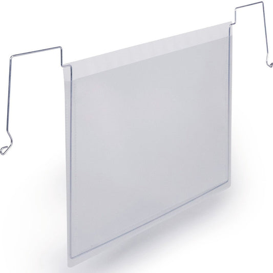 Durable lagerlomme m/wirebeslag A5 tværformat transparent