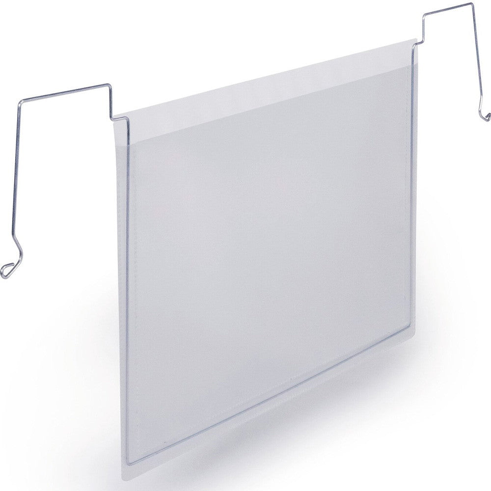 Durable lagerlomme m/wirebeslag A5 tværformat transparent