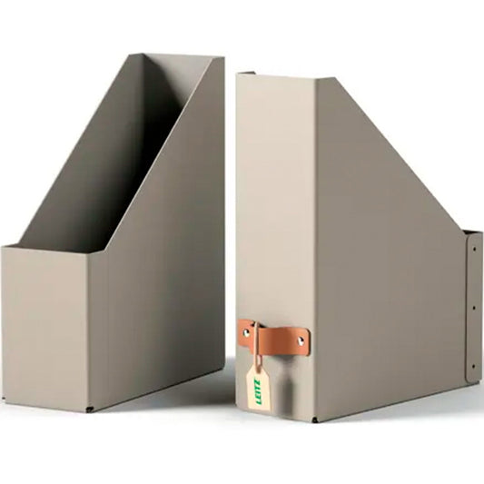Leitz Puro tidsskriftsamler 100x260x310mm beige