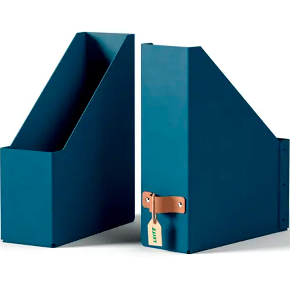Leitz Puro tidsskriftsamler 100x260x310mm mørkeblå