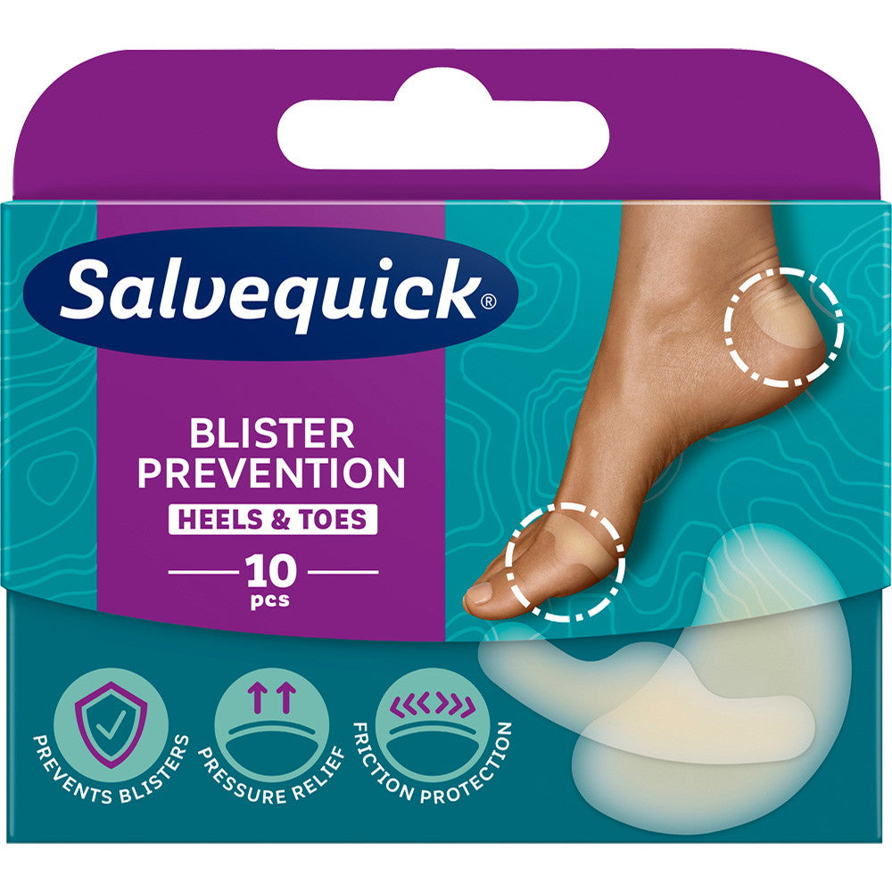 Salvequick vabelplaster til hæl og tæer