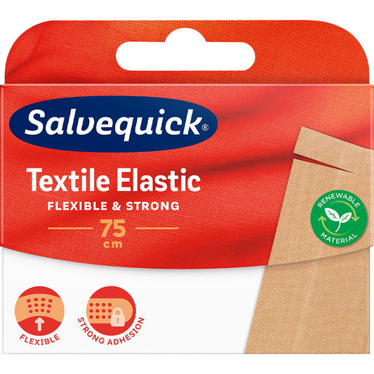 Salvequick tekstil plaster 75cm