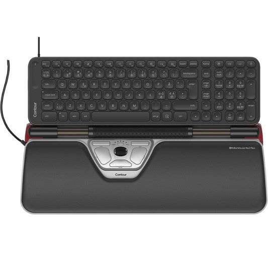 Contour RollerMouse Red Plus & Balance mid-size tastatur kablet