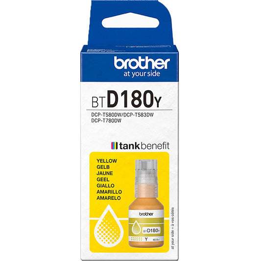 Brother BTD180Y Gul blækflaske 5000ark