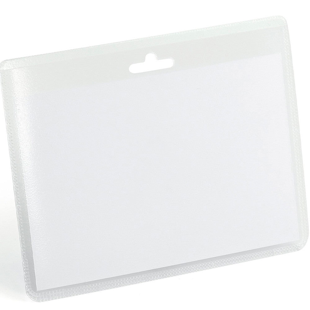 Durable navneskilt m/eurohul transparent 60x90mm
