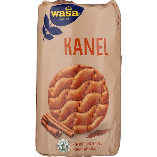 🥐 Wasa Runda Kanel Knækbrød 330g – Sprød snack