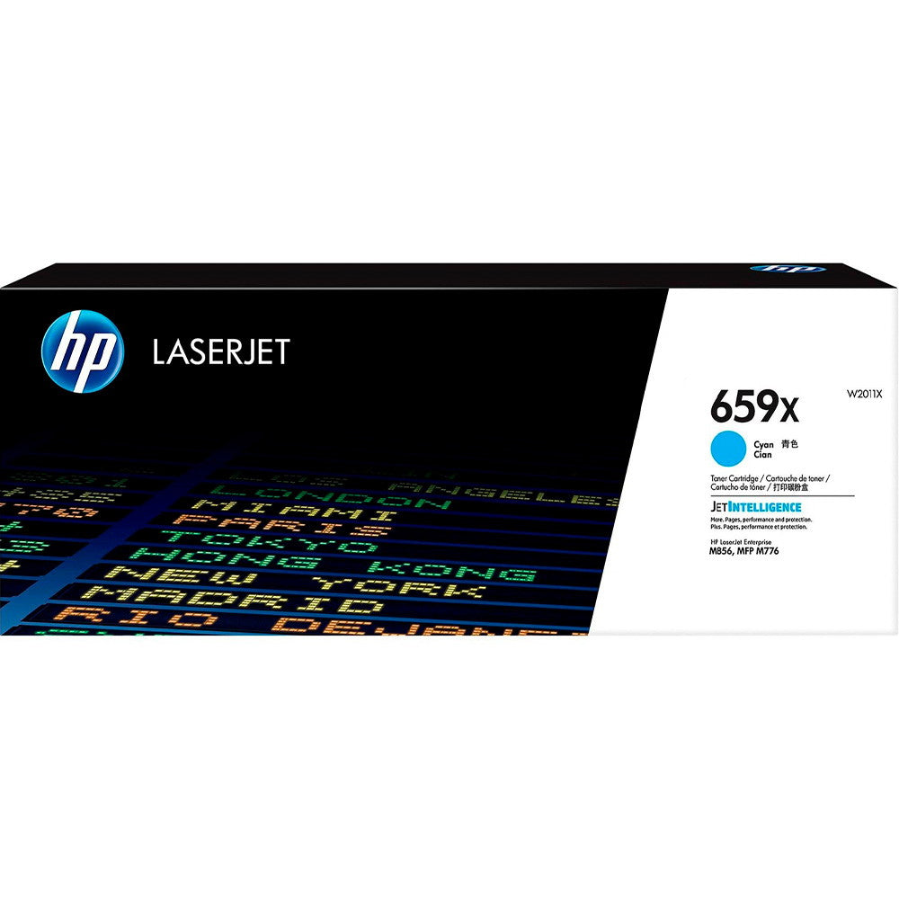 HP 659X W2011X lasertoner 29.000ark cyan
