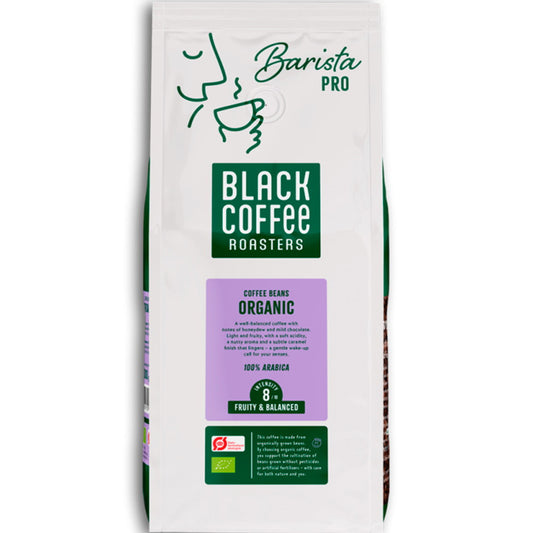 ☕ Black Coffee PRO Organic hele bønner 1000g