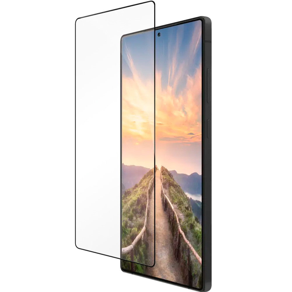 Dbramante1928 Eco-Shield beskyttelsesglas Galaxy S25+ sort kant
