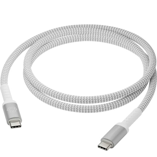 Dbramante1928 Re-charge Pro USB-C til USB-C flettet kabel 1.2m hvid