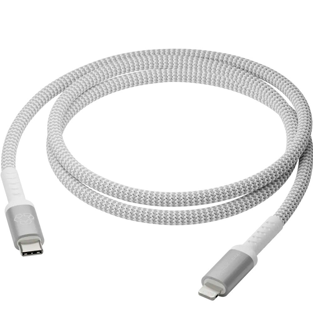 Dbramante1928 Re-charge Pro USB-C til Lightning 1.2m flettet kabel hvid