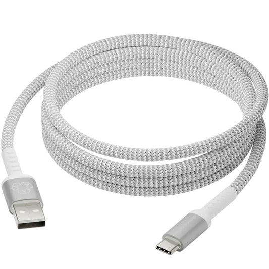 Dbramante1928 Re-charge Pro USB-A til USB-C 2.5m flettet kabel hvid