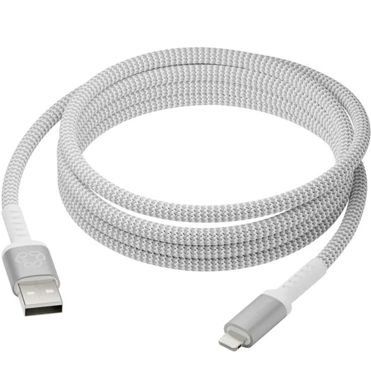 Dbramante1928 Re-charge Pro USB-A til Lightning 2.5m flettet kabel hvid