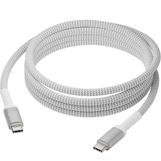 Dbramante1928 Re-charge Pro USB-C til USB-C flettet kabel 2.5m hvid