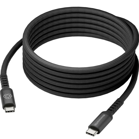 Dbramante1928 Re-Charge IT USB-C til USB-C kabel flettet 3m 100W sort