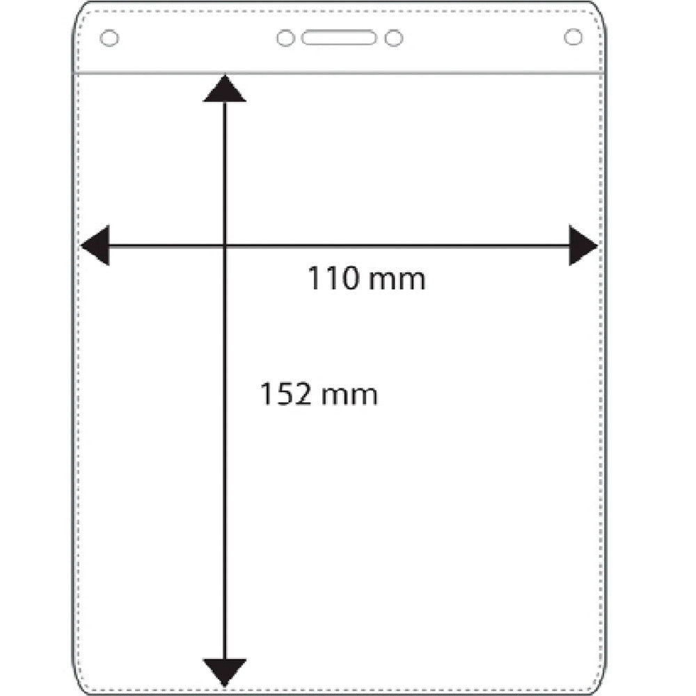 CardKeep Bæreetui med huller 105x148mm til keyhanger klar