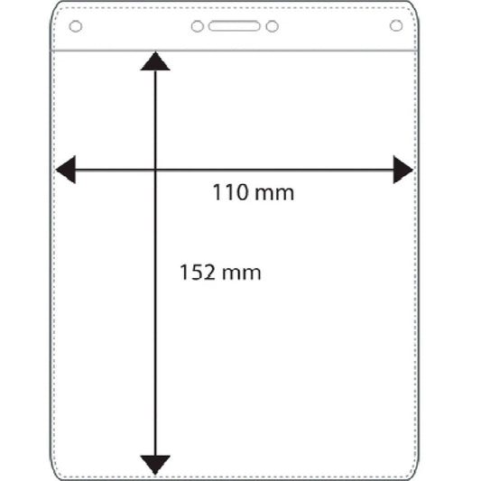CardKeep Bæreetui med huller 105x148mm til keyhanger klar