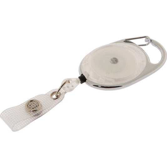 CardKeep Yoyoholder med strop og bælteclips sort/transparent