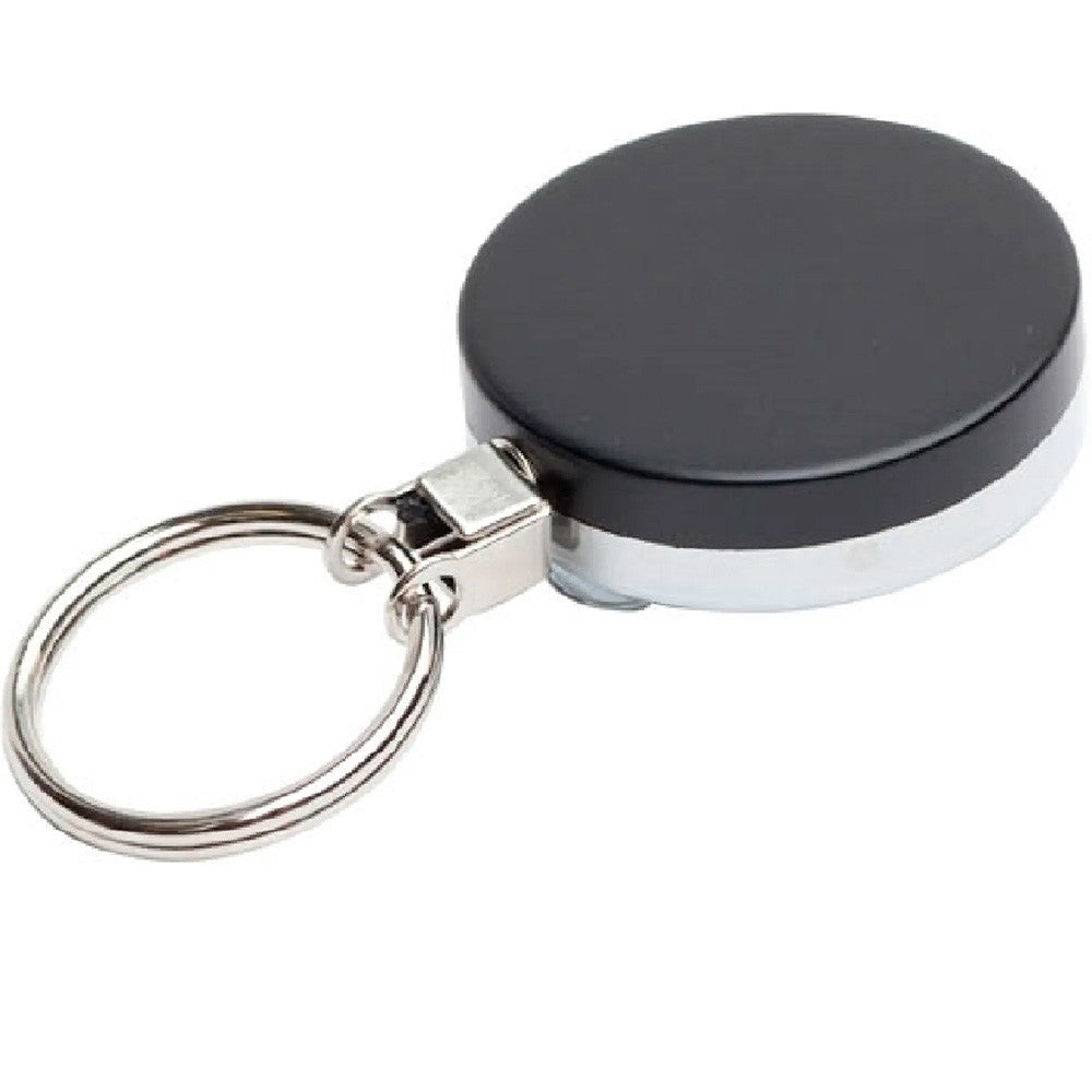 CardKeep Yo-yo ID-nøgleholder med nylonline sort/sølv