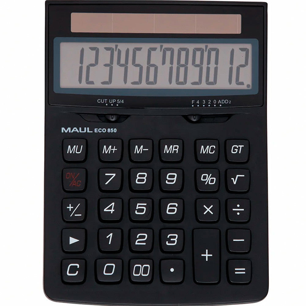 MAUL Eco 850 lommeregner 12-cifret LCD-skærm sort
