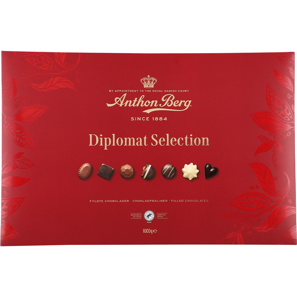 Anthon Berg Diplomatæske fyldte chokolader