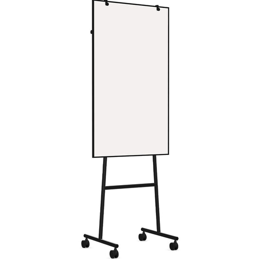 Lintex One Mobile flipover med whiteboard 707x1960mm sort